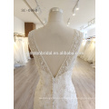 Alibaba New Design plus size wedding dresses with sleeves